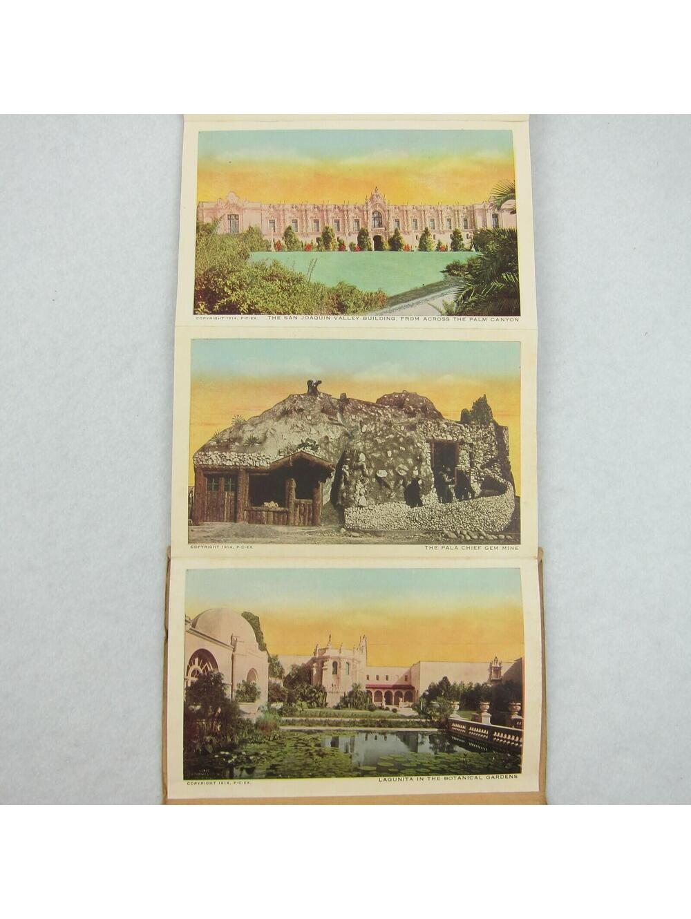 Antique 1915 San Diego Panama California Exposition 25 Postcards Folder RARE - Picture 10 of 12